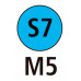 RIVET M5 X 11.5 STAAL 10ST 045-0045